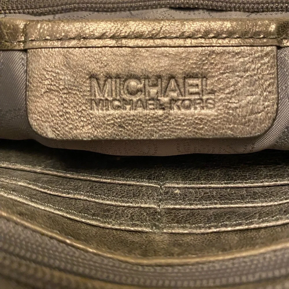 Michael Kors Metallic Bronze Clutch